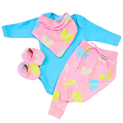 Conjunto Saruel Prematuro Borboletas Alegres