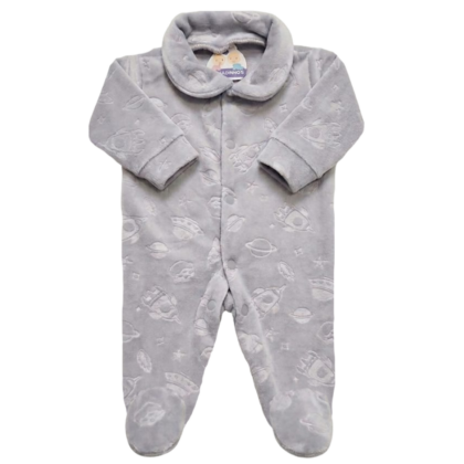 Macacão Prematuro Fleece 3D Universo