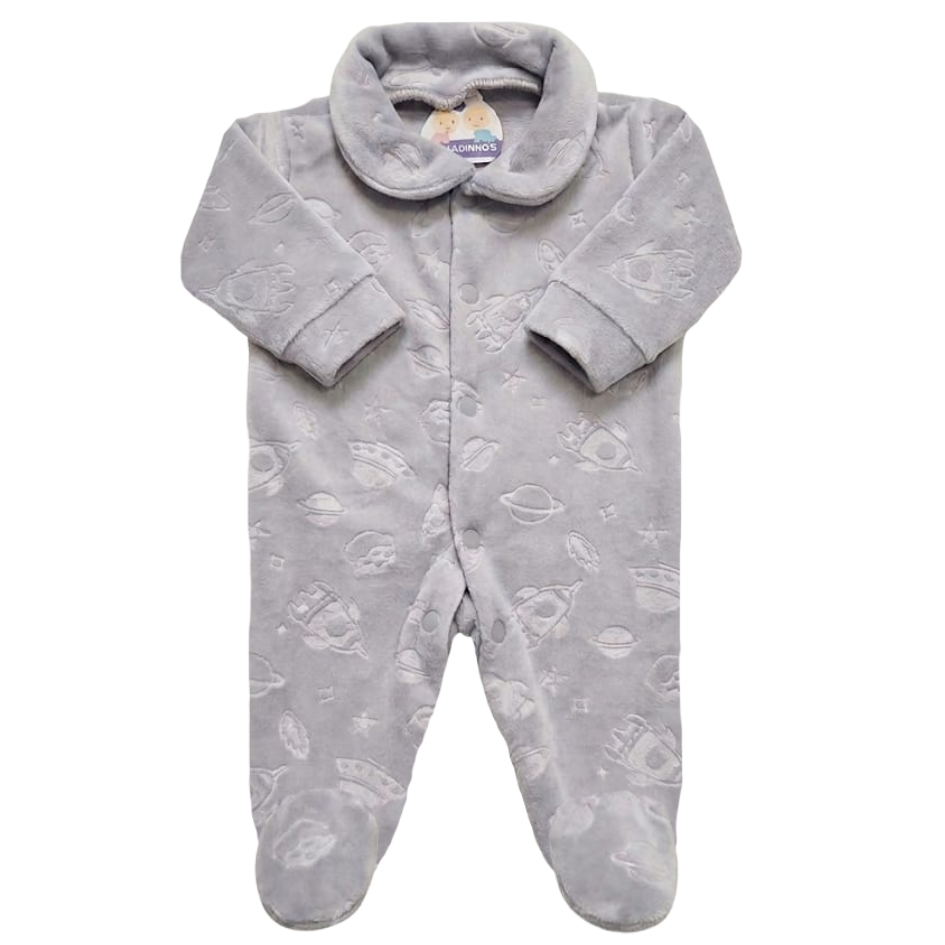 Macacão Prematuro Fleece 3D Universo