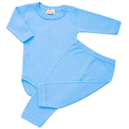 Body e Calça Prematuro Canelado Premium