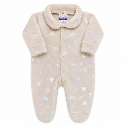 Macacão Prematuro Fleece Brilho da Mamãe
