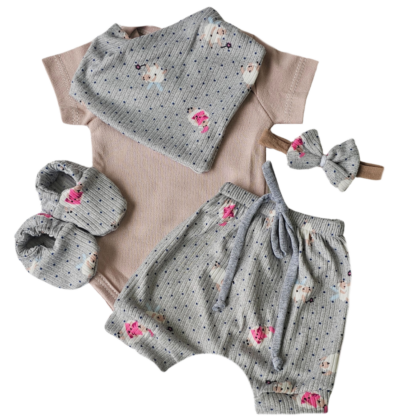Conjunto Shorts Prematuro Ovelhinha Fadinha