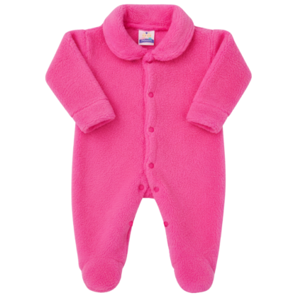 Macacão Prematuro Fleece Pink