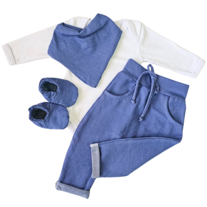 Conjunto Saruel Prematuro Luxo Jeans Apressadinho