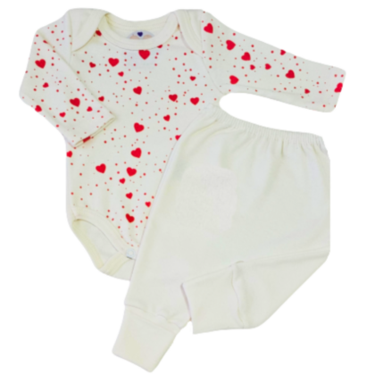 Body e Calça Prematuro Suedine Amor da Mamãe