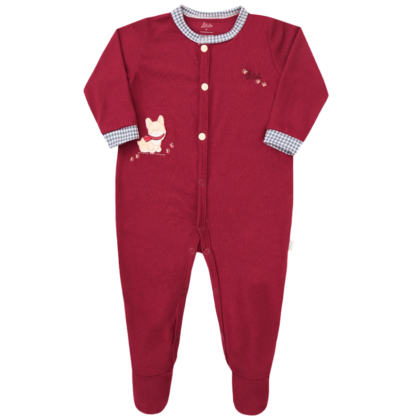 Macacão Prematuro Tricot Levíssimo Vermelho