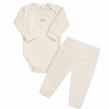 Body e Calça Prematuro Plush Premium Liso