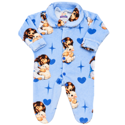 Macacão Prematuro Fleece Cordeirinho