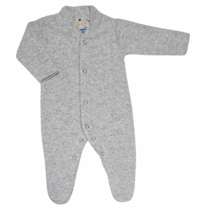 Macacão Prematuro Plush Bouclé Peluciado Premium Mescla