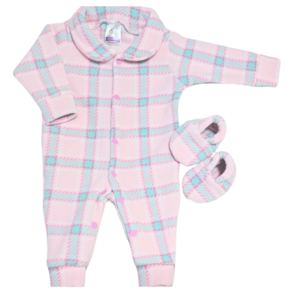 Kit Macacão Prematuro Microsoft Xadrez Delicado