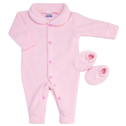 Kit Macacão Prematuro Microsoft Rosa