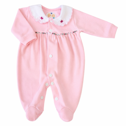 Macacão Prematuro Suedine Especial Rosa