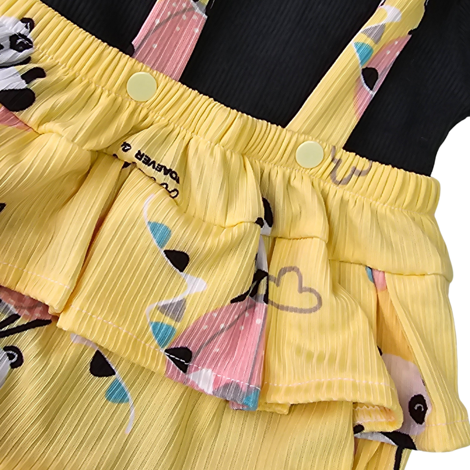 Jardineira Romper Prematuro Urso Panda - Imagem 2