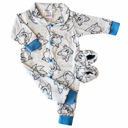 Kit Macacão Prematuro Algodão Desenho Feliz