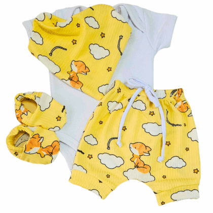 Conjunto Shorts Prematuro Céu Estrelado