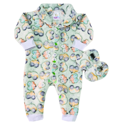 Kit Macacão Prematuro Fleece Meu Carrinho