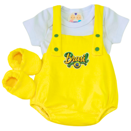 Jardineira Romper Prematuro Brasil