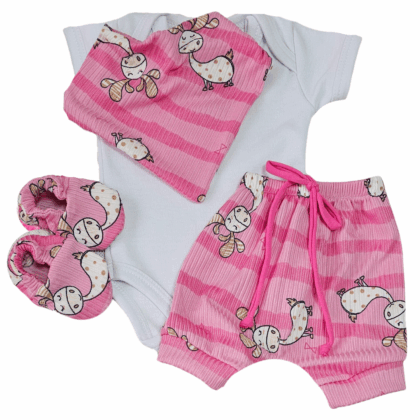 Conjunto Shorts Prematuro Cervinho Feliz