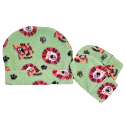 Kit Gorro e Luva Prematuro Microsoft Zoo PR1