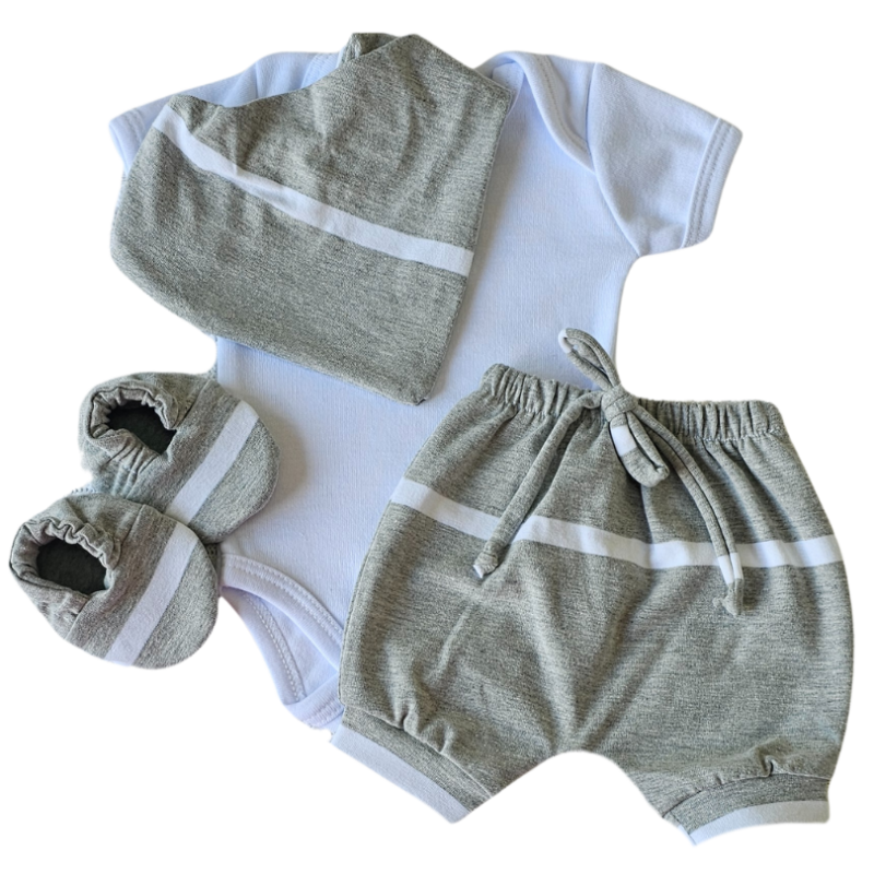 Conjunto Shorts Prematuro Listra Mescla