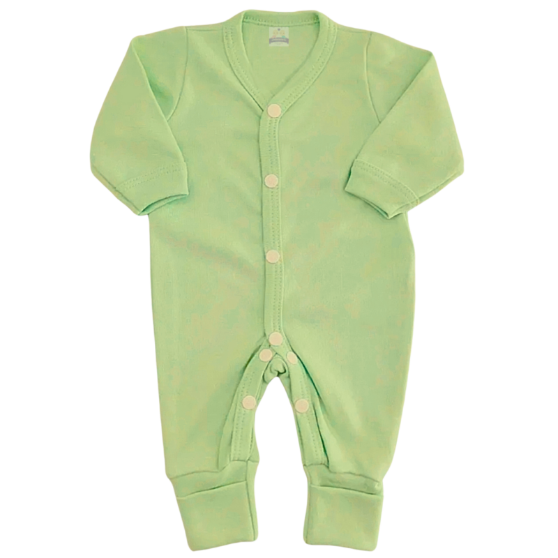 Macacão Prematuro Suedine Verde