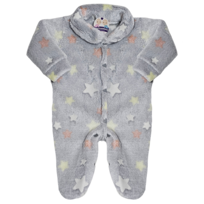 Macacão Prematuro Fleece Estrela Brilha no Escuro