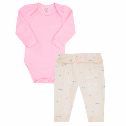Body e Calça Prematuro Plush Premium Luxo