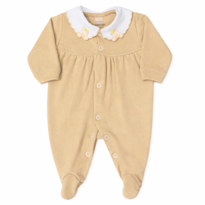 Macacão Prematuro Suedine Especial Bege