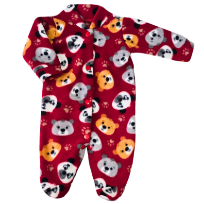 Macacão Prematuro Microsoft Inverno Ursinho Fofo