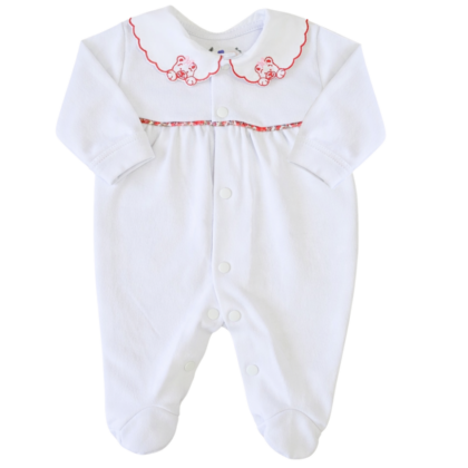 Macacão Prematuro Suedine Especial Branco