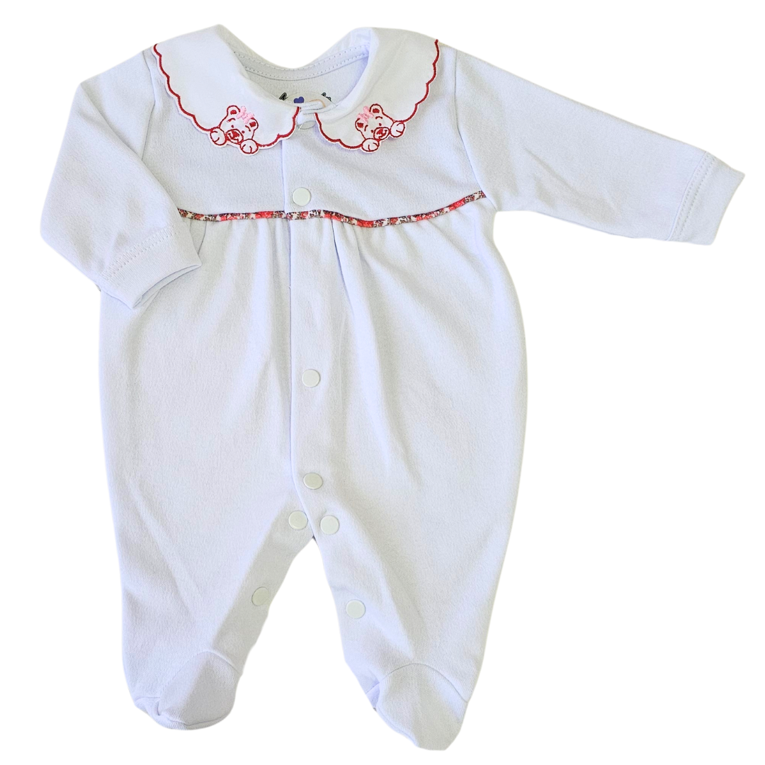 Macacão Prematuro Suedine Especial Branco