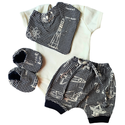 Conjunto Shorts Prematuro Pequeno Engenheiro