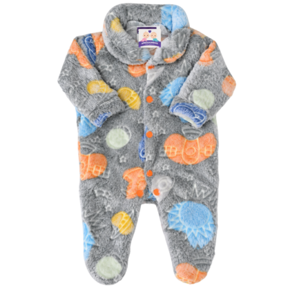 Macacão Prematuro Fleece Universo Brilha no Escuro