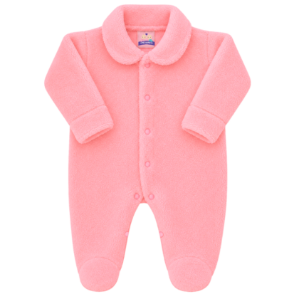 Macacão Prematuro Fleece Rosa