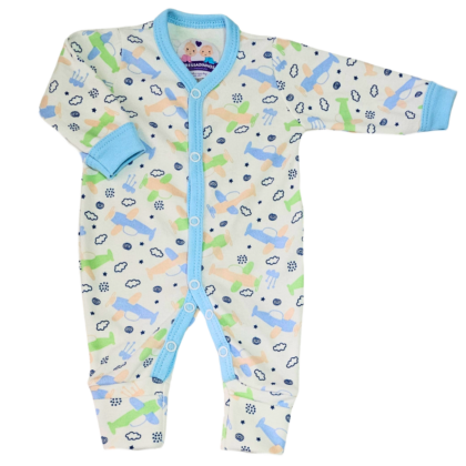 Macacão Prematuro Suedine Avião