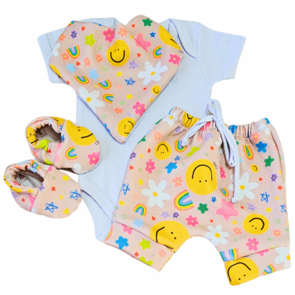 Conjunto Shorts Prematuro Sorriso Feliz