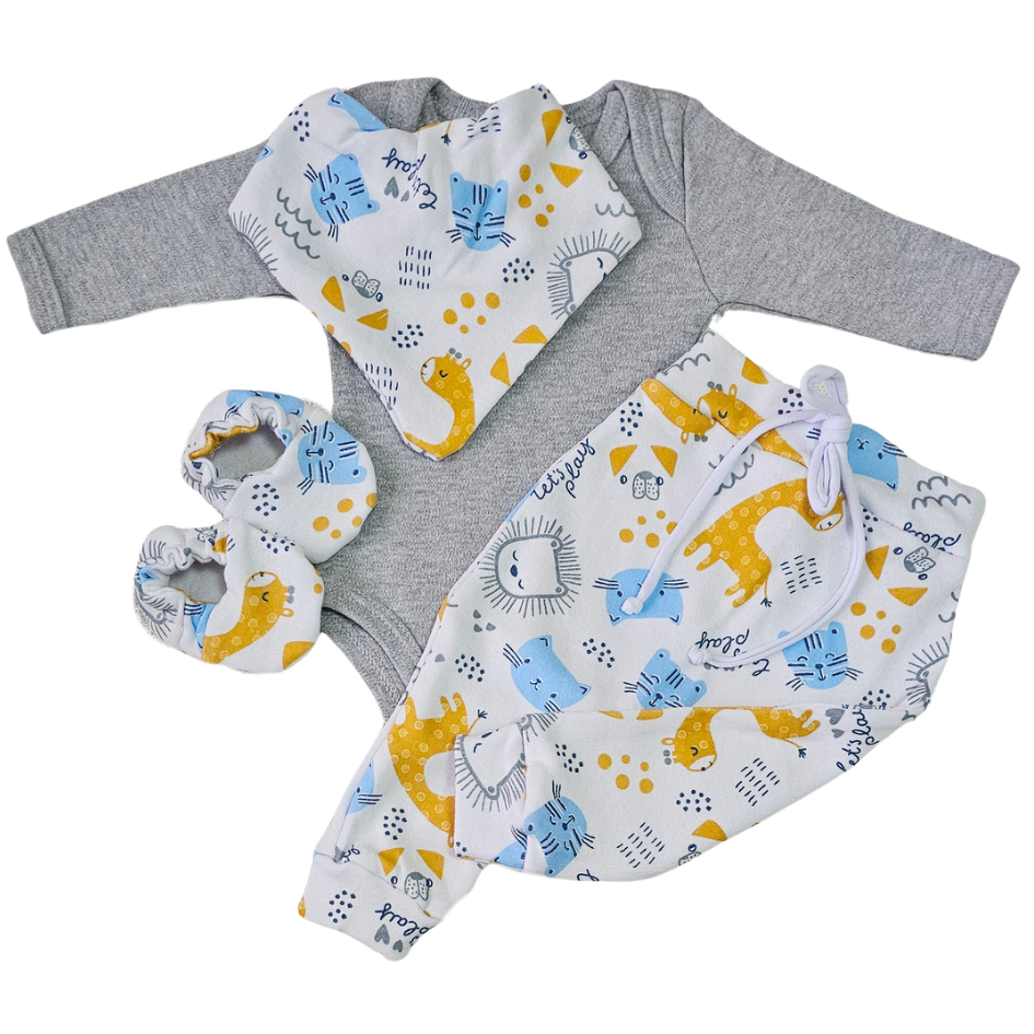 Conjunto Saruel Prematuro Florestinha Animada