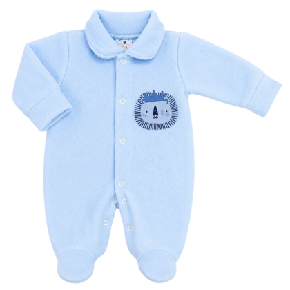 Macacão Prematuro Soft Leão Azul