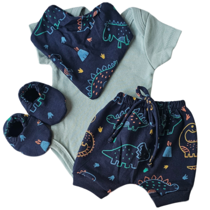 Conjunto Shorts Prematuro Dino Fofo