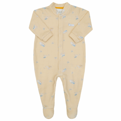 Macacão Prematuro Suedine Conforto Creme