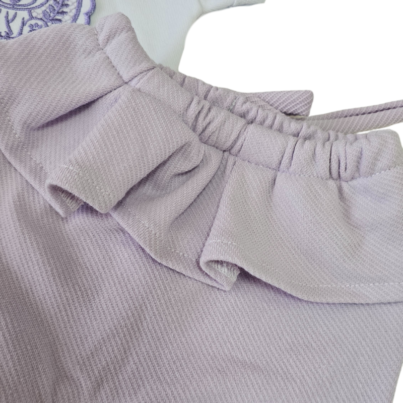 Conjunto Shorts Prematuro Luxo Lilás - Image 2