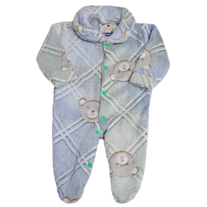 Macacão Prematuro Fleece Ursinho Brilha no Escuro