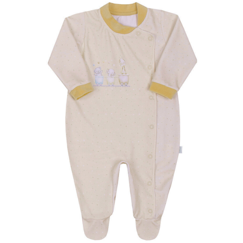 Macacão Prematuro Plush Luxo Delicado Creme