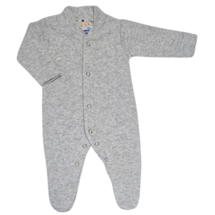 Macacão Prematuro Plush Buckle Premium Mescla