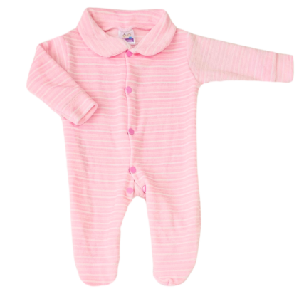 Macacão Prematuro Plush Premium Rosa Delicado