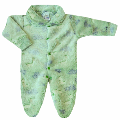 Macacão Prematuro Fleece Dinos