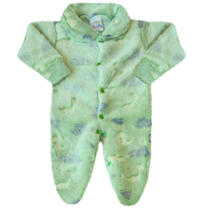 Macacão Prematuro Fleece Dinos