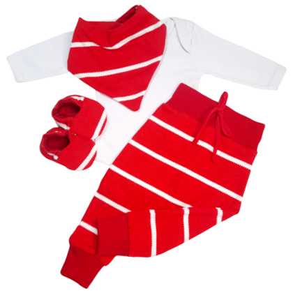 Conjunto Saruel Prematuro Listras Brancas