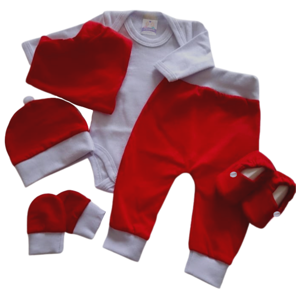 Conjunto Saruel Prematuro Especial Natal