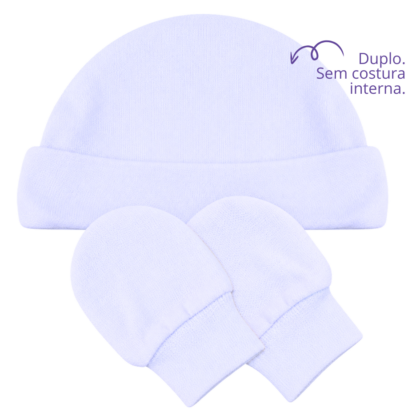 Kit Gorro e Luva Prematuro Premium PR1